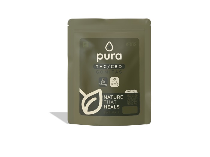 Gomitas CBD/THC 1:1 Pura